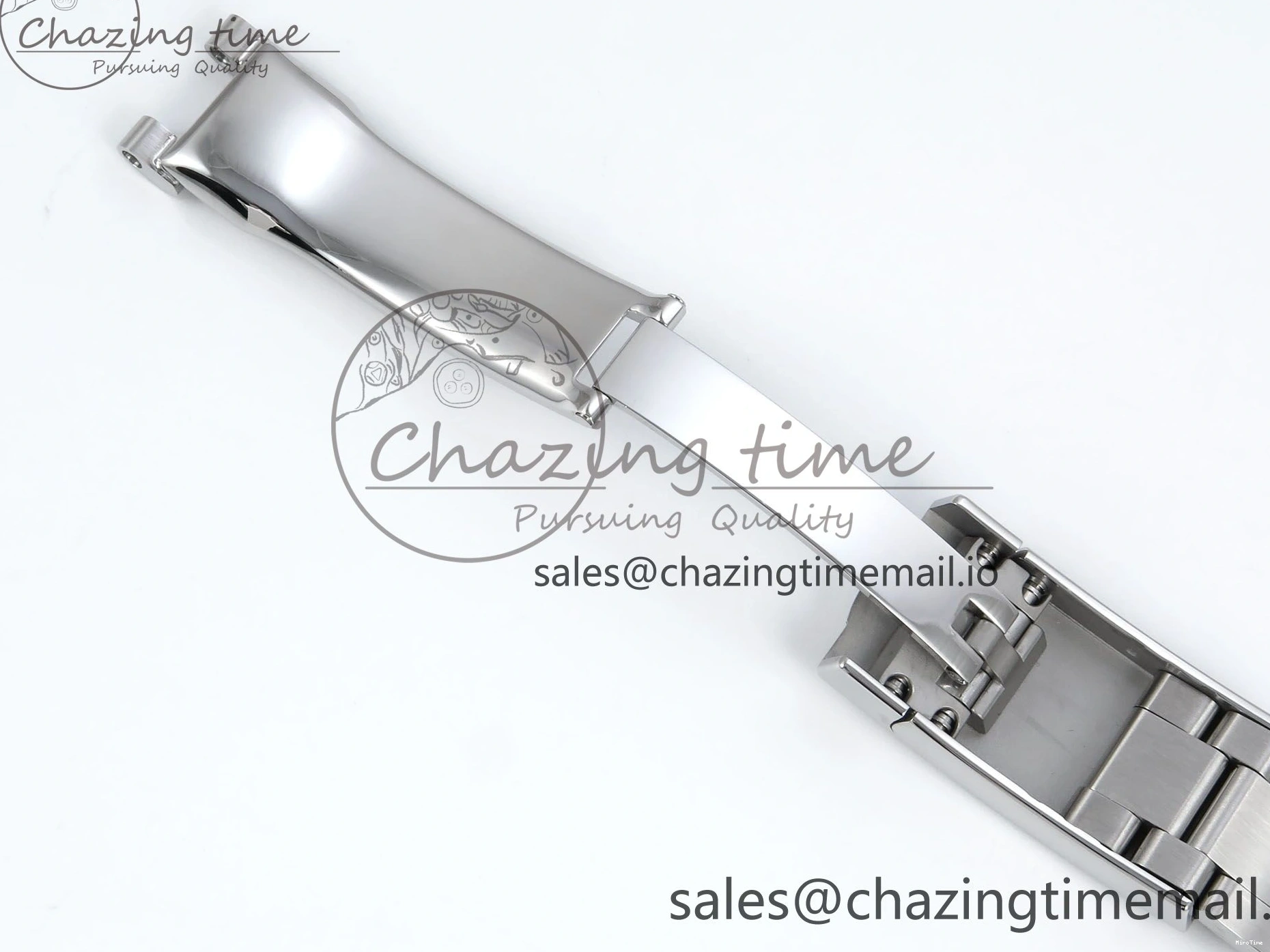 MiroTime 0421 TravelReady DateJust 31 278384RBR ARF 1:1 Best Edition 904L Steel Blue Diamonds Dial Diamonds Bezel on SS Oyster Bracelet ETA 434